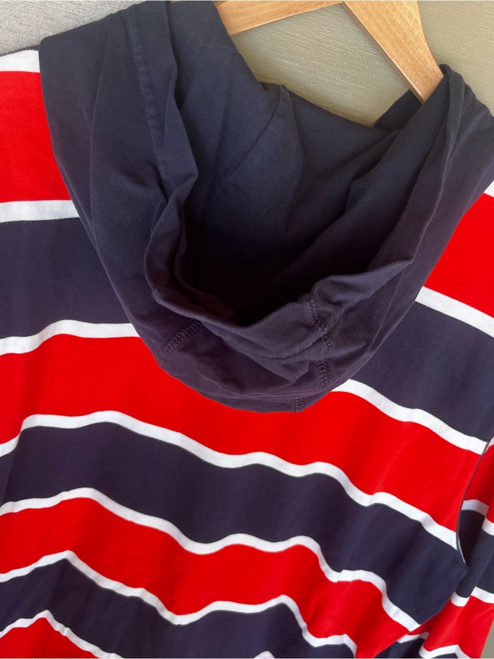 Nautica Striped Hooded Rugby Pullover XL - Picture 7 of 9